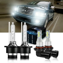 9006 D2S Xenon bulbs for 2003-05 Infiniti FX35 FX45 LED Headlights High Low Beam 4pc