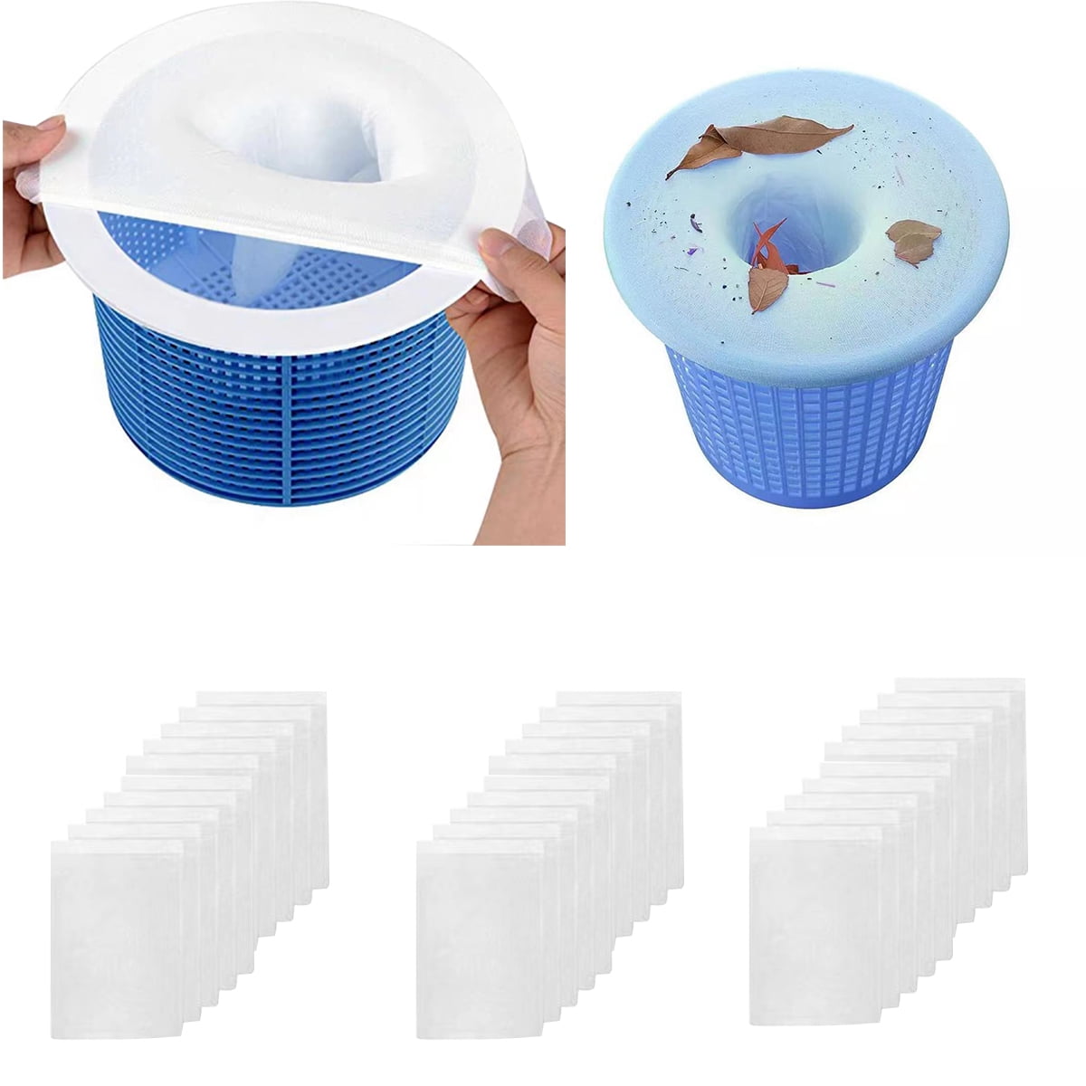 Pool Filter Socks for Pool Skimmer, Pool Skimmer Socks for Inground