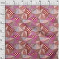 thumbnail image 3 of oneOone Cotton Poplin Red Fabric Check Patchwork Sewing Material Print Fabric By The Yard 42 Inch Wide, 3 of 5