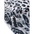 thumbnail image 5 of Unique Bargains Débardeur à Imprimé Animal pour Femmes, Col Halter, Ajusté, Extensible, Froncé, Gris-Léopard m, 5 of 5