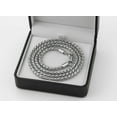 thumbnail image 3 of SilverCloseOut Stainless Steel Thick Spiga Wheat Chain Necklace, 3 of 9