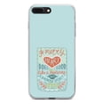 thumbnail image 1 of DistinctInk Clear Shockproof Hybrid Case for iPhone 7 PLUS / 8 PLUS (5.5" Screen) - TPU Bumper, Acrylic Back, Tempered Glass Screen Protector - Proverbs 17:22 - A Merry Heart Does Good, 1 of 5