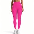 thumbnail image 5 of COMVALUE 3D Leggings Cellulite Compression, Cellulite Leggings Compression for Women, High Waist Tummy Control Yoga Pants Hot Pink 4XL, 5 of 7