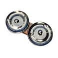 thumbnail image 4 of Mosiee Finger Jingles Tambourine Steel Jingles Handheld Percussion For Various Musical Settings For Cajon Hand Drum, 4 of 9