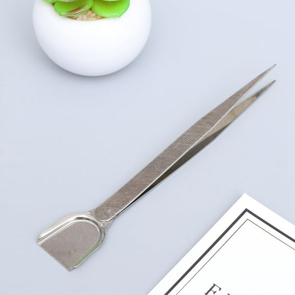 TOYMYTOY 2PCS Bead Scoop Tool with Pointed End Stainless Steel for Artisans in Workshop Use