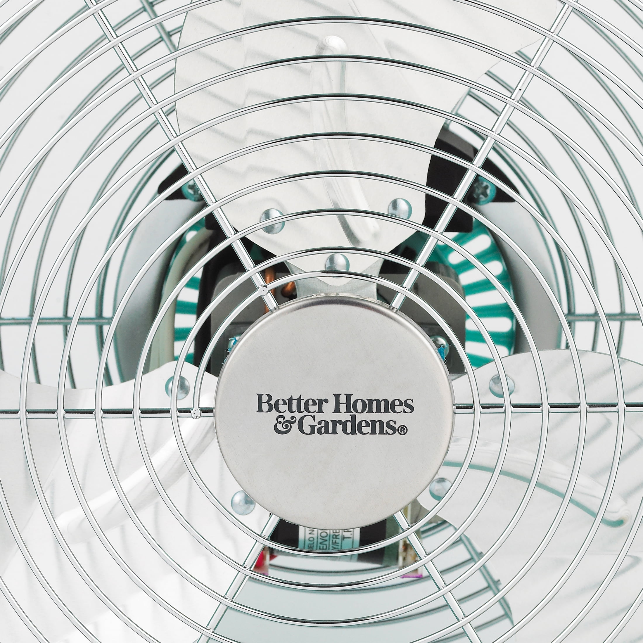 Better Homes & Gardens 9" 3-Speed Mint Retro New Drum Table Fan