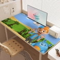 thumbnail image 4 of Blippi-themed extra-large Non-Slip Base leather Desk Table mat—versatile for computer desks, dining tables, and more.16"x24"(40X60cm）, 4 of 6