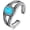 Oval, variant on 925 Sterling Silver Turquoise Exquisite Hollow Ring Boho Style Adjustable Rings Jewelry Gifts for Women Mother