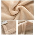 thumbnail image 4 of Dalang Soft Fleece Blanket Twin Size - Luxury Bed Blankets Lightweight Plush Fuzzy Cozy Twin Blanket for Sofa, Couch, Travel, Camping,78.7x90.5In(Khaki), 4 of 8