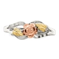 thumbnail image 5 of Landstrom's Mt. Rushmore Black Hills Sterling Silver 12K Gold Accents Rose Ring QBH189, 5 of 5