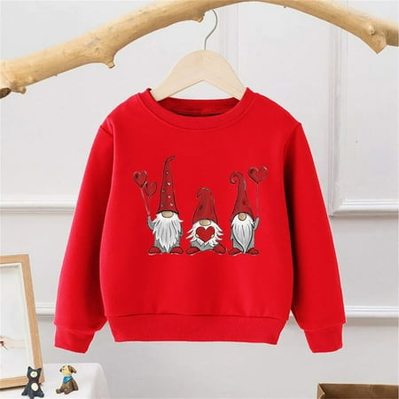 

Cathalem Half Zip Sweater Christmas Kids Child Infant Baby Boys Girls Cartoon Letter Long Sleeve Sweatshirt Tops Boys Hoodies Childrenscostume O 2-3 Years
