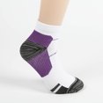 thumbnail image 3 of JM ICED Cycling calcetines deportivos y de ocio para hombre Calcetines de compresión 3 piezas Gris, rojo, morado L/XL Electrónica, 3 of 4