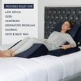 thumbnail image 4 of Luxe Casa B09H1JVFB1 Luxe Casa 4 Pcs Orthopedic Bed Wedge Pillow Set Blue Post Surgery, Relaxing, Back & Adjustable Head Support Cushion, 4 of 7