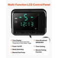 thumbnail image 4 of VEVOR Diesel Air Heater Controller, DC5V Universal Diesel Air Heater Controller Thermostat Switch, Parking Heaters Controllers with LCD Display and Remote Control, Fits for 2KW/5KW/8KW Diesels Heaters, 4 of 9