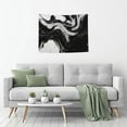 thumbnail image 5 of Easygdp Fluid Black White Paint Swirls Tapestrys Boutique Decor Wall Hanging for Living Room Bedroom Office Decor 29x37in, 5 of 8