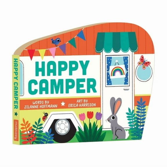 Happy Camper Shaped Board Book: Bk Board Happy Camper, (Board Book)
