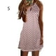 thumbnail image 4 of Qarigey Vestido informal con estampado sin mangas bohemio elegante estético vestido playero fiesta de vacaciones ropa de moda de verano Vestidos Rosado S Qarigey AP010895-49, 4 of 6