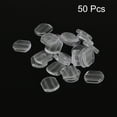 thumbnail image 3 of Earring Pads, 50pack Silicone Clip-on Earring Backs, Comfort Clip-On Earrings Cushions(Clear,15x12mm), 3 of 6