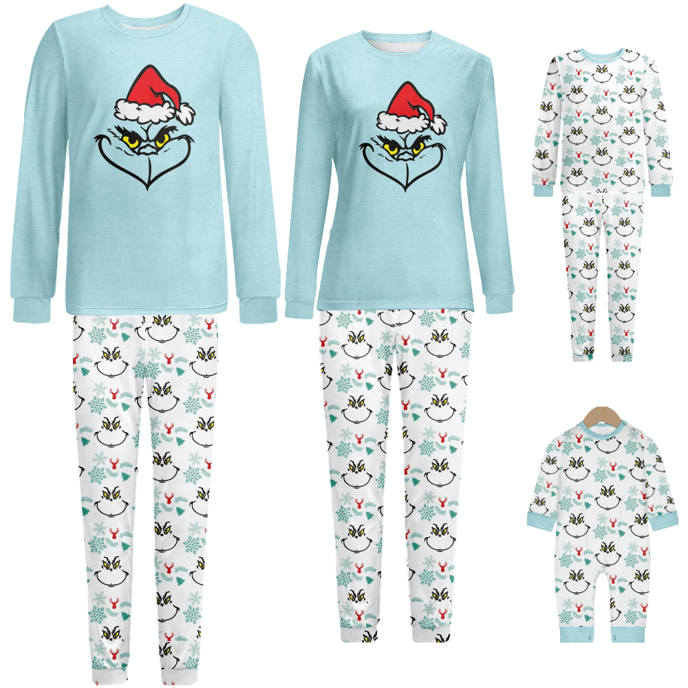 Holiday Family Matching Christmas Pajamas Sleepwear Set Christmas ...