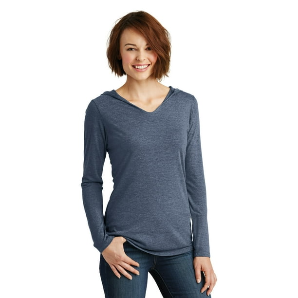 Sudadera con capucha de manga larga Perfect Tri® para mujer de District®. DM139L Distrito DM139L