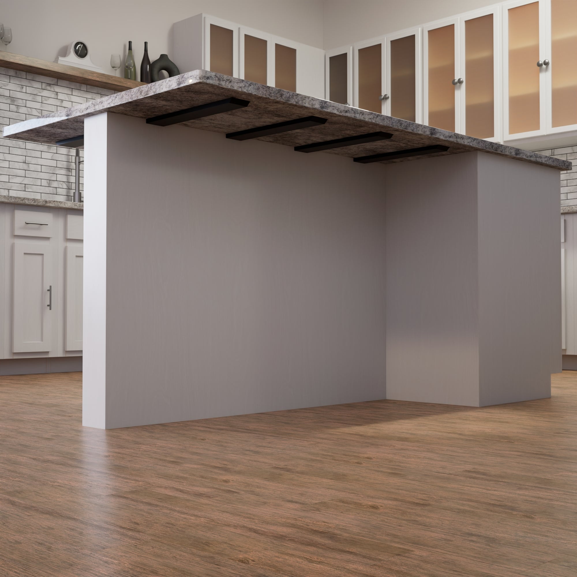 The Original™ Flat Wall Countertop Support Bracket (24 inch, Aluminum)