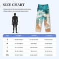 thumbnail image 4 of Sikiie Ocean Wave Crash Pajama Pants Men, PJ Bottoms, Sleep & Lounge Pants-X-Large, 4 of 6
