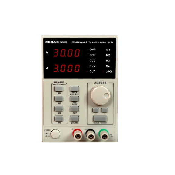 KORAD KA3005P - Programmable Precision Variable Adjustable 30V, 5A DC Linear Power Supply Digital Regulated Lab Grade