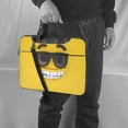 thumbnail image 5 of Lsque Smiling With Sunglasses Pattern Laptop Bag – Portable & Slim Single-Shoulder Computer Case with Adjustable Strap, Protective, Lightweight for 13”/14”/15.6” Laptops, 5 of 8