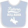 thumbnail image 3 of Inktastic Future Bull Rider Rodeo Riding Boys Baby Bib, 3 of 4