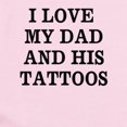 thumbnail image 2 of CafePress - I Love My Dad And His Tattoos Body Suit - Long Sleeve Cotton Baby Bodysuit, 2 of 4