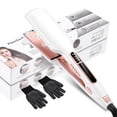 thumbnail image 1 of Plancha para Cabello, Plancha de Pelo de Profesional Cer&acirc;mica, Rizador y Alaciadora con Pantalla LED, Plancha Cabello &Aacute;rea M&aacute;s Grande, Valent&iacute;n, Alisador de, 1 of 7