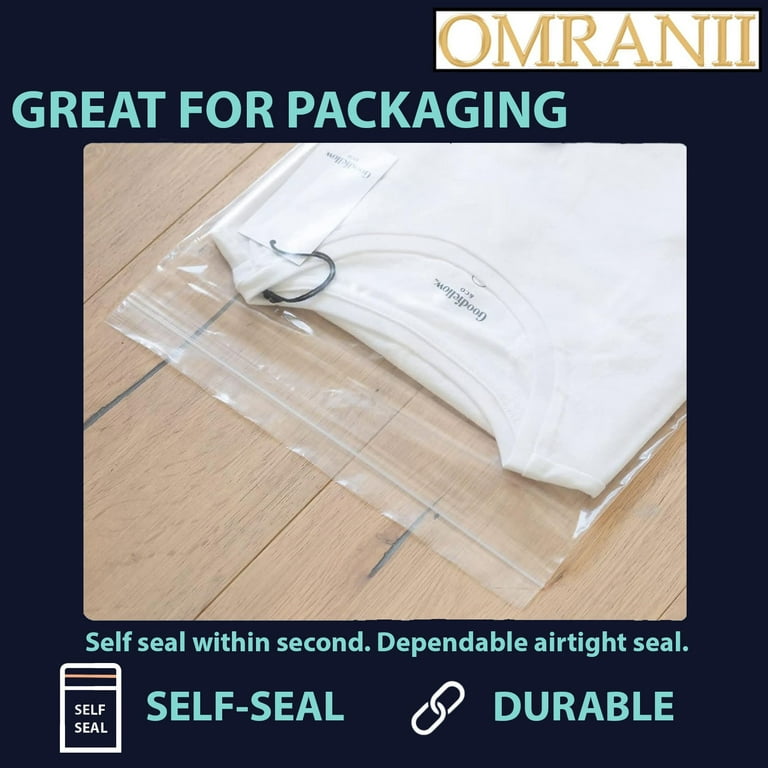 Spartan Industrial - 2” X 8” (1000 Count) 2 Mil Clear Reclosable Zip  Plastic Poly Bags with Resealable Lock Seal Zipper