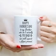 thumbnail image 3 of Coffee Mugs Happy Father's Day To My Brother Gifts for Brothers from Sibling Coffee Lovers 11oz 15oz White Mug Christmas Gift, 3 of 7