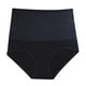 thumbnail image 3 of Ropa interior moldeadora de algodón de cintura alta para mujer, moldeadora fácil de usar para oficina, control de abdomen XL negro, 3 of 9