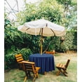 thumbnail image 2 of Vargottam Indoor/Outdoor Round Tablecloth 58 Inch Round Tablecloth with Umbrella, Waterproof Zippered Patio Table Cloths, Spring/Summer Table Covers for Backyard Circular Table/BBQs/Picnic-Navy Blue, 2 of 7