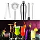 thumbnail image 4 of Kit completo de cócteles, juego de coctelera de 750 ml, herramientas de barra de acero inoxidable 304 de 12 piezas, incluye soporte y accesorios necesarios, perfecto para entusiastas de los cócteles, 4 of 8