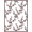 Mauve Ivory, Pattern 2, variant on ODIKA 2'x3' Washable Doormat Non-Slip, Low Pile Japanese Motif Decorative Panel Cherry Tufted Chinese Asian Plum for Entryway, Kitchen, Laundry Room