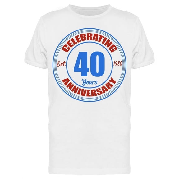 Celebrating Our 40 Years Men's T-shirt