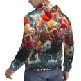 thumbnail image 6 of Lsque Vibrant Bouquet Waterfall Pattern Casual Men's Hoodie,Hooded Sweatshirt with Kangaroo Pocket,Pullover Hoodie-Medium, 6 of 7