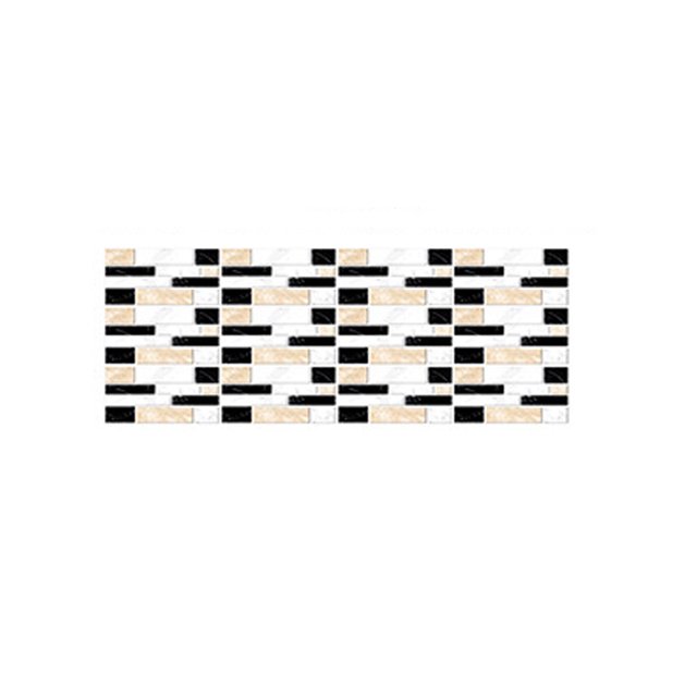 CAROOTU 3D Tile Backsplash Stickers Waterproof Self-Adhesive Peel Creative Home Beautification Designed for