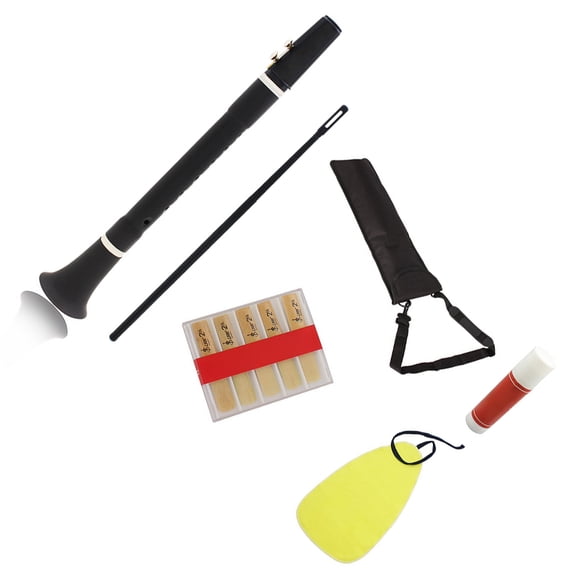 Eigraketly B Clarinete plano Instrumento de viento de Musical Bien elaborado Decoración de escritorio profesional para amantes de la música Accesorios para instrumentos musicales juego de clarinete
