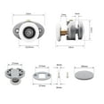 Shower Door Runner Wheels, Abs Plastic Pulleys Sliding Door Rollers For