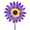 🍒 Purple_Base#6226, variant on Sunflower Windmill Outdoor Lawn & Garden Spinner – 36CM Colorful Plastic Pinwheel • Durable Weather-Resistant Yard Decoration • Vibrant Metal Foil Design, Fast Spinning, Easy DIY Assembly, Ideal
