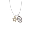 thumbnail image 2 of Delight Jewelry Goldtone AB Crystal Lucky Star Best Mom Ever Charm Necklace, 2 of 4