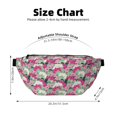 thumbnail image 3 of Naloa Orchids Flowers Print Running Belts for Men Women,Running Fanny Pack with 2-Zipper Pockets,Waterproof Waist Pack for Travel Hiking Running Outdoor Sports, 3 of 8