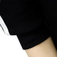 thumbnail image 5 of Fashion Summer Korean Knee-Length Dress Half Sleeve Striped Straight Dresses Women black casual irregular streetwear, 5 of 5