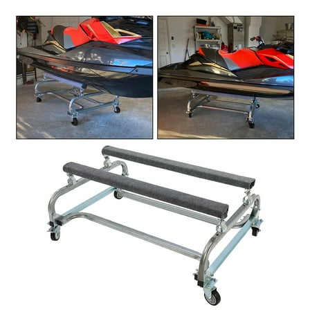 HECASA Watercraft PWC Dolly Boat Jet Ski Stand Storage Trailer Cart 1000lb Dock Slipway Cart River Sea Sports Accessory