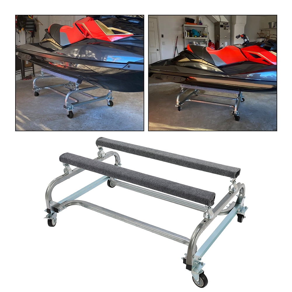 HECASA Watercraft PWC Dolly Boat Jet Ski Stand Storage Trailer Cart 1000lb Dock Slipway Cart River Sea Sports Accessory