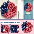 thumbnail image 2 of Clearance! Nomeni Wreath Julys Veterans of and Wreath Fourth for Front Independence Patriotic Door Wreath Decoration & Hangs Home Decor Red, 2 of 6