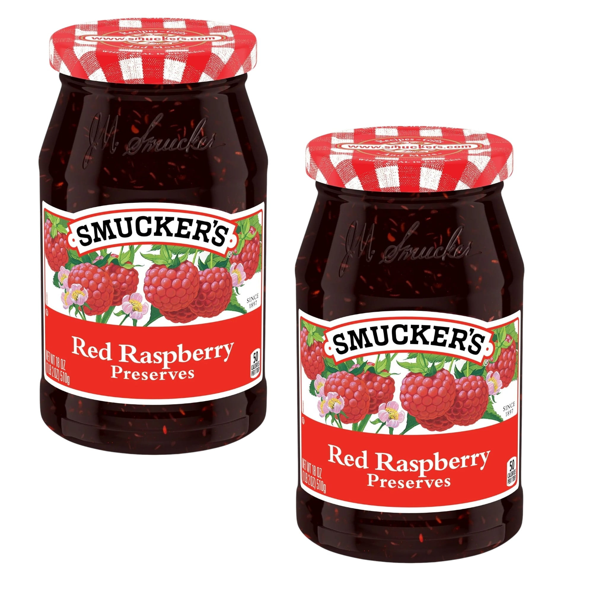 Smucker's Red Raspberry Jam 18 oz. (Pack of 2)
